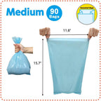 BOS odor sealing cat waste bags packaging details