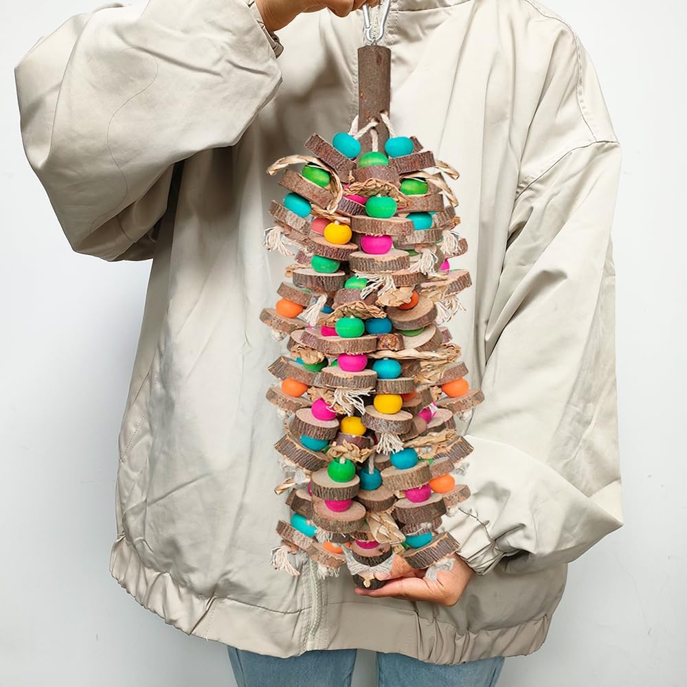 Authentic imported multi colored pet safe parrot cage accessory from the United States