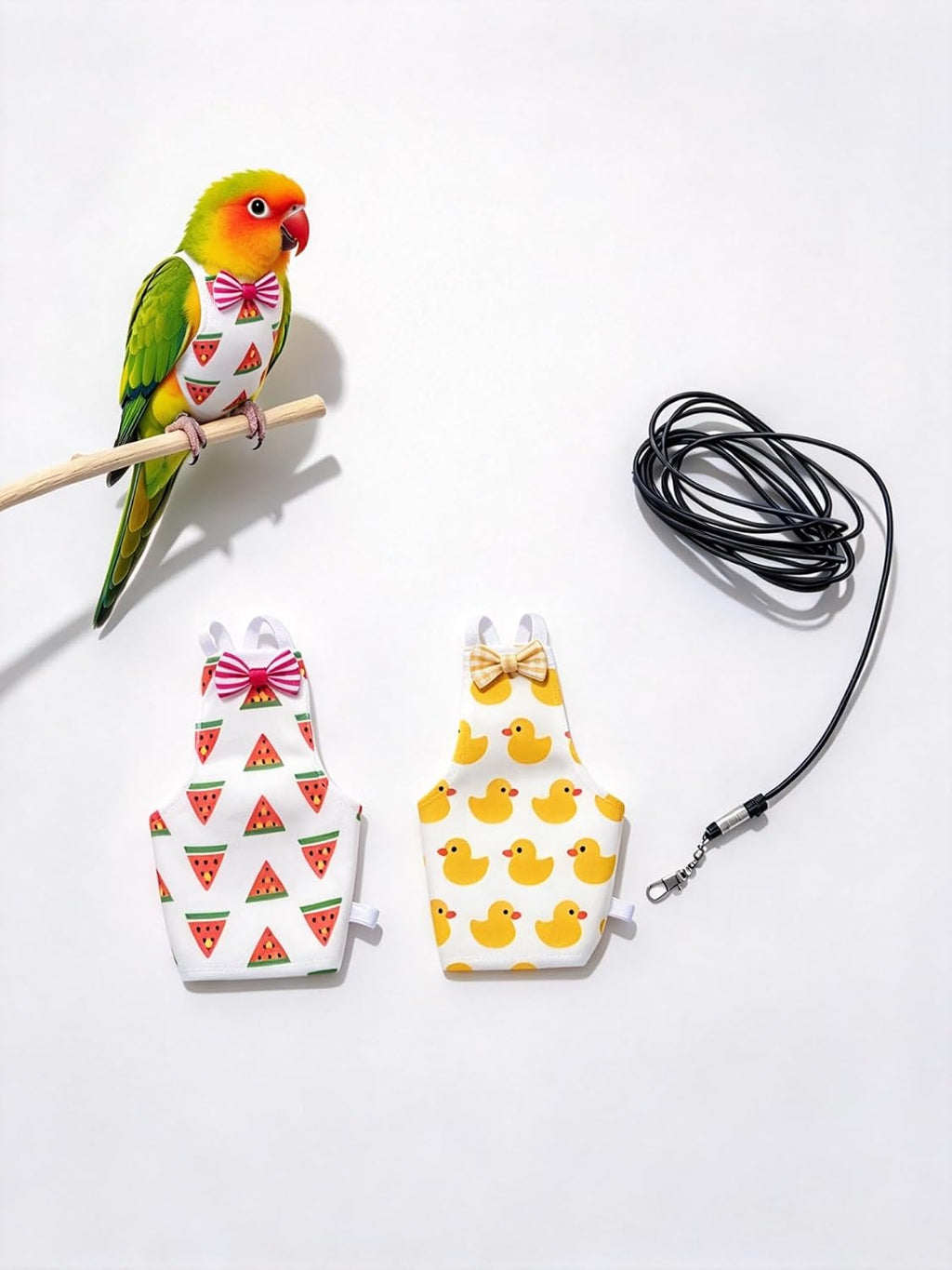 JDZXMBL colorful parrot outdoor walking accessory overview