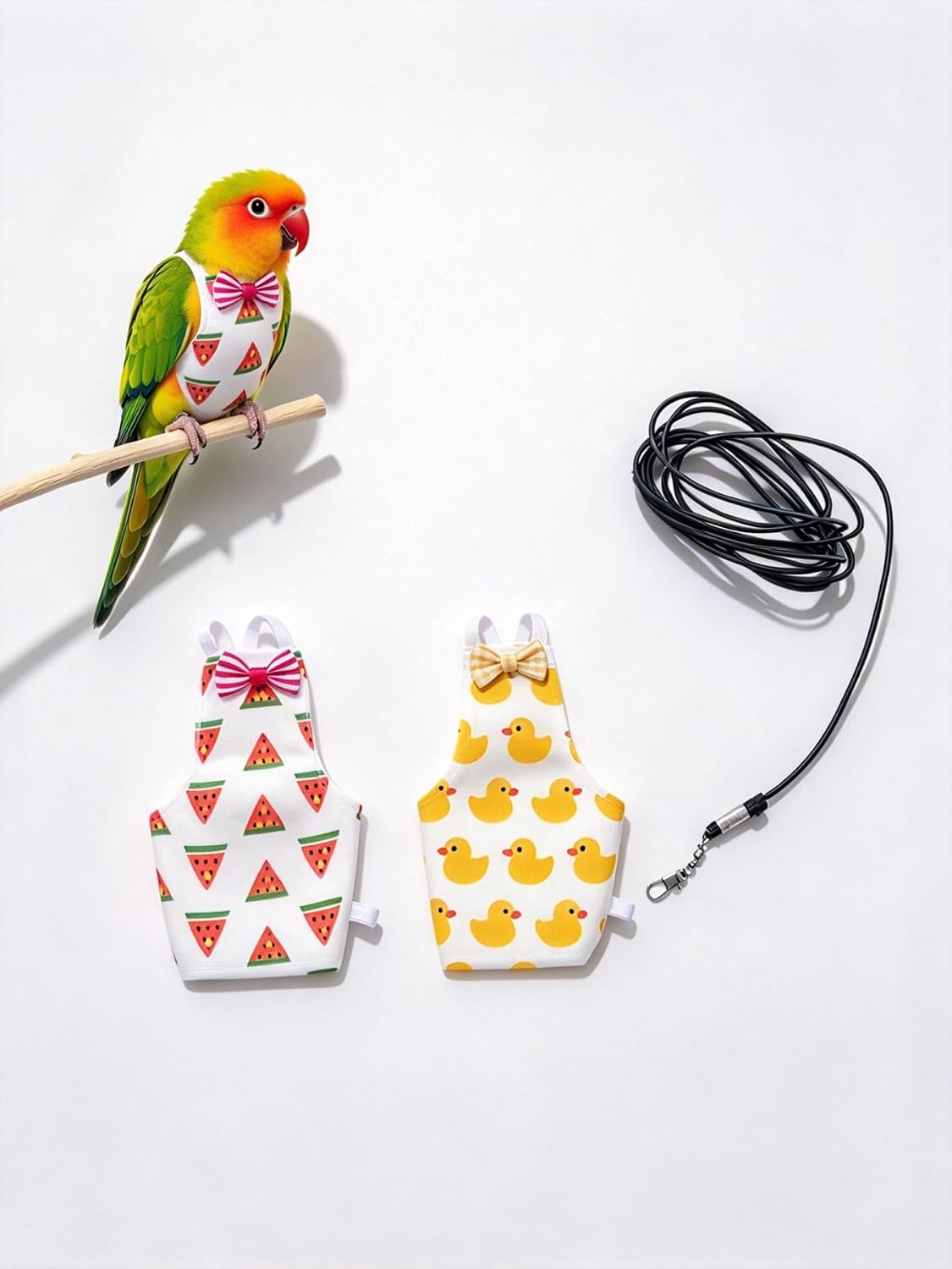 JDZXMBL colorful parrot outdoor walking accessory overview