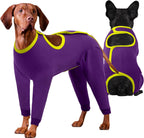 IDOMIK Dog Recovery Suit After Surgery,Long Sleeve Dog Surgical Onesie for Surgery,Soft Breathable Pet Pajamas Anti Shedding,Adjustable Bodysuit Prevent Licking Wound,Cone Collar Alternative,Gray,XL - Image 9