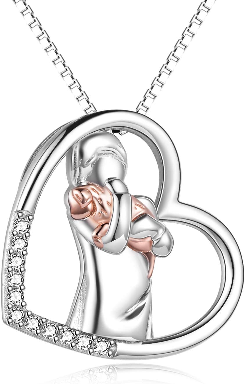 YFN heart shaped dog pendant dimensions and cable chain layout