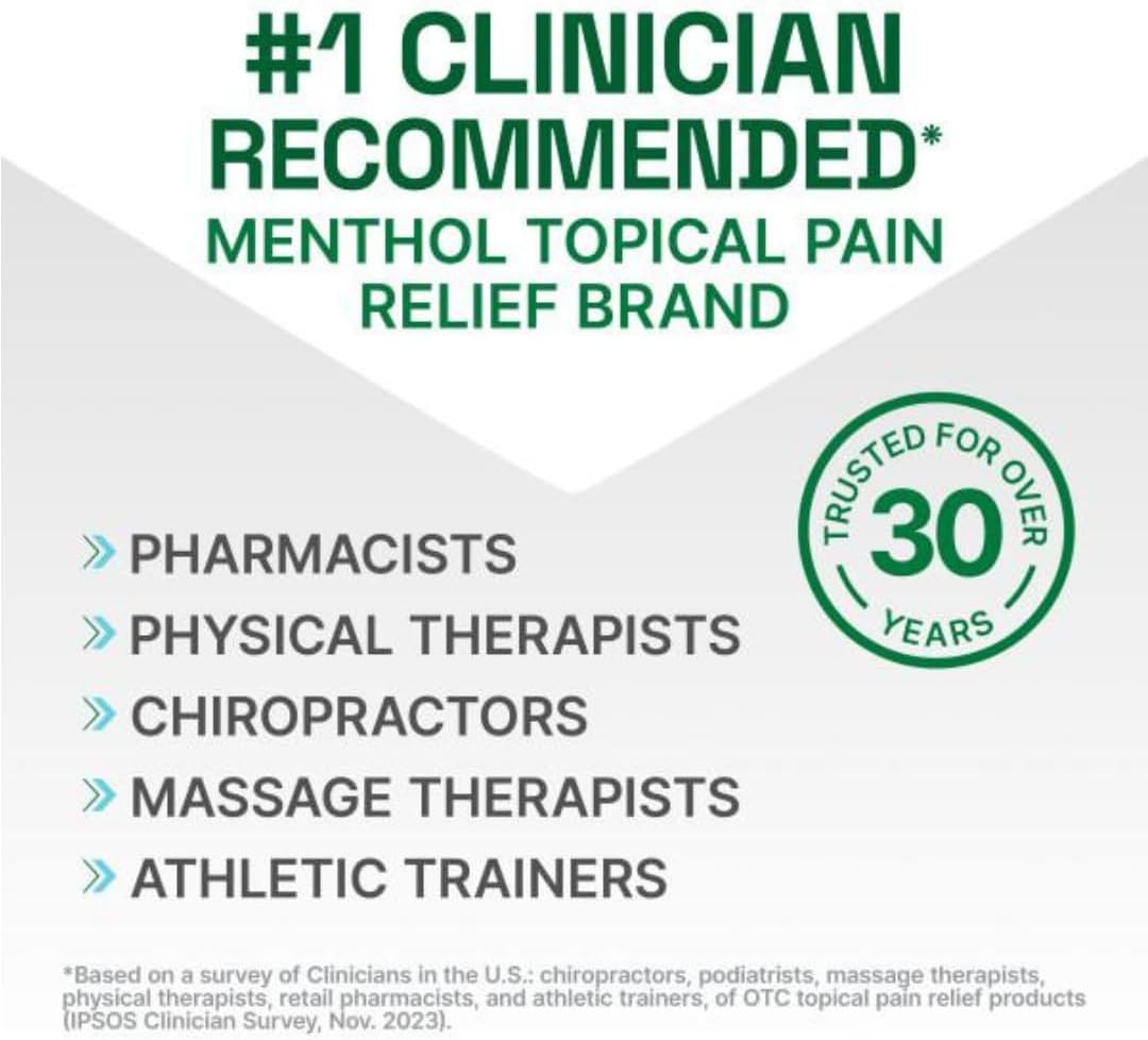 Authentic USA imported Biofreeze colorless pain spray for arthritis and joint relief.