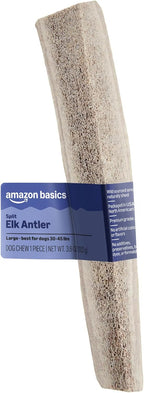 Amazon Basics Split Elk Antler, Naturally Shed, Long Lasting for Aggressive Chewers, Medium (Best for Dogs 15-30 lbs) (Previously Wag) - Image 10