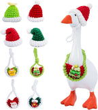 Gift ready packaging of imported USA winter decor clothes for office desktop goose setups