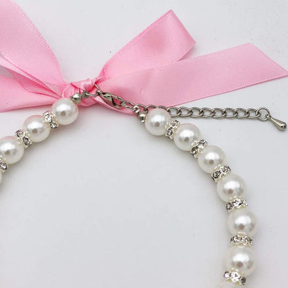 Adjustable jewelry clasp detail on Petfavorites dog necklace