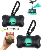 Dog Poop Pickup Bags Holder Dispenser with 1 Roll Random Color Leak-proof Scented Doggy Waste Bags and Carabiner with Safety Lock Plus Hook and Loop Fastener Never Loose on Leash Lead Again (Pink) - Image 15