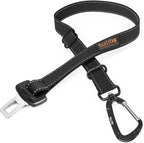 Mighty Paw Dog Seat Belt For Car Headrest - Distraction Free Driving, Heavy-Duty Aviation Grade Aluminum Carabiner, and Tactical Buckle.Adjustable Dog Seatbelt Harness for Small, Medium and Large Pets - Image 10