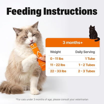 Natural wild-caught salmon formula for feline shedding support