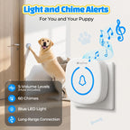 Close up of waterproof wireless dog door bell button