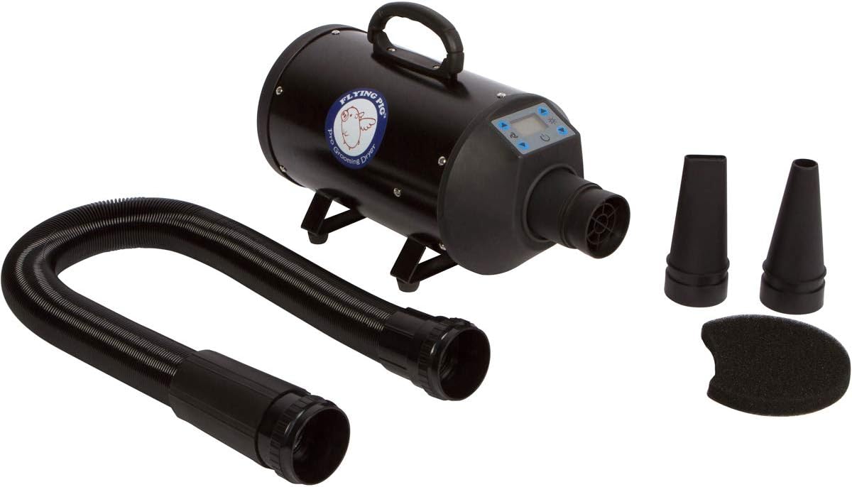 High velocity air nozzle for dog hair dryer