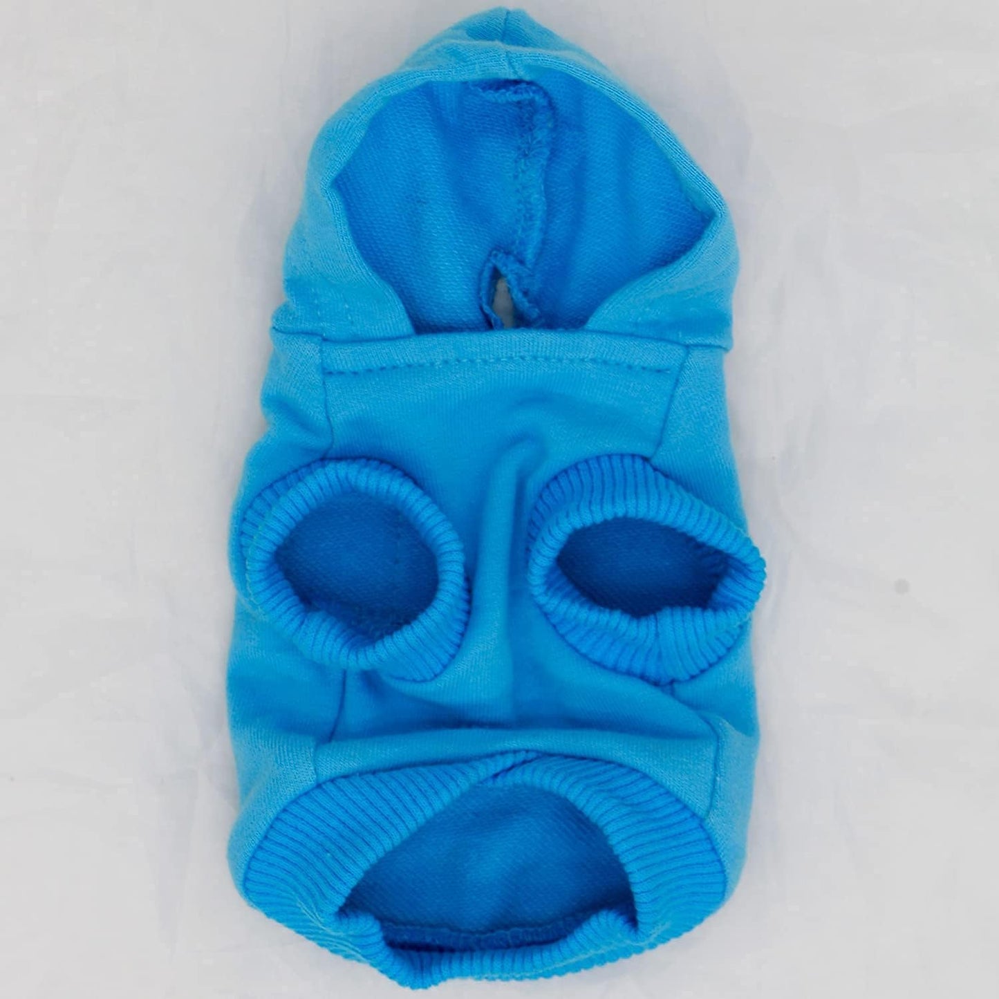 Close up of hood lanyard feature on Lophipets dog clothing