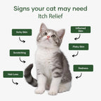 Three pack bundle of Aniwell feline anti itch soft chews for kitten and adult cat care