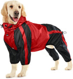 All weather premium pet rain gear providing full body coverage protection.