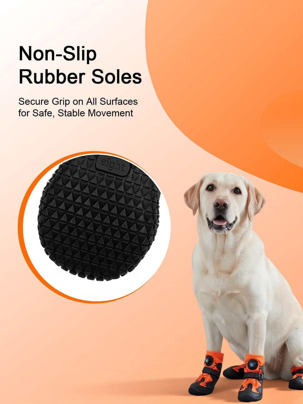 Side profile of breathable mesh dog shoes for summer