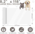 Close up of transparent pet scratch protection tape