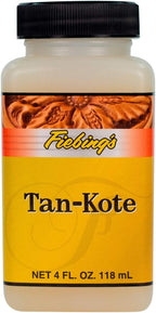 Fiebing's leather care compound ready for application