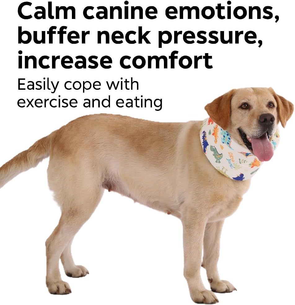 LovinPet durable lightweight dog recovery neck pillow close up view.