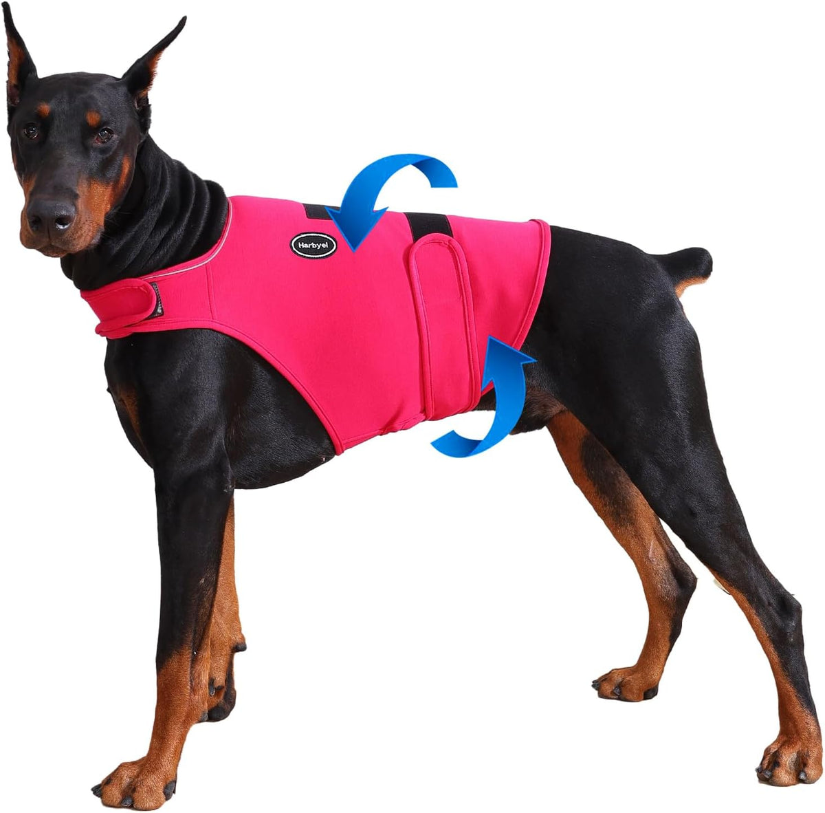 Packaging details of Harbyel imported dog anxiety vest