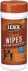Lexol Manna Pro Leather Conditioner Quick Wipes jar front view