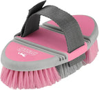 Harrison Howard Flexible Finish Horse Grooming Brush - Bendable and Convenient for Scrubbing, Comfortable Hold in Hand - Red - Image 9