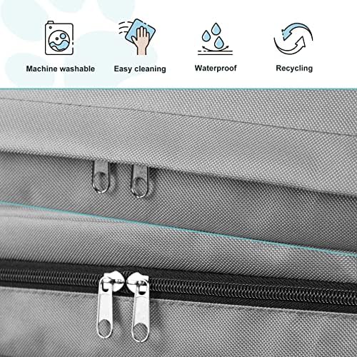 Explore Land machine washable canvas dog crate mattress protector empty shell
