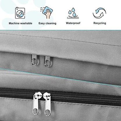Explore Land machine washable canvas dog crate mattress protector empty shell