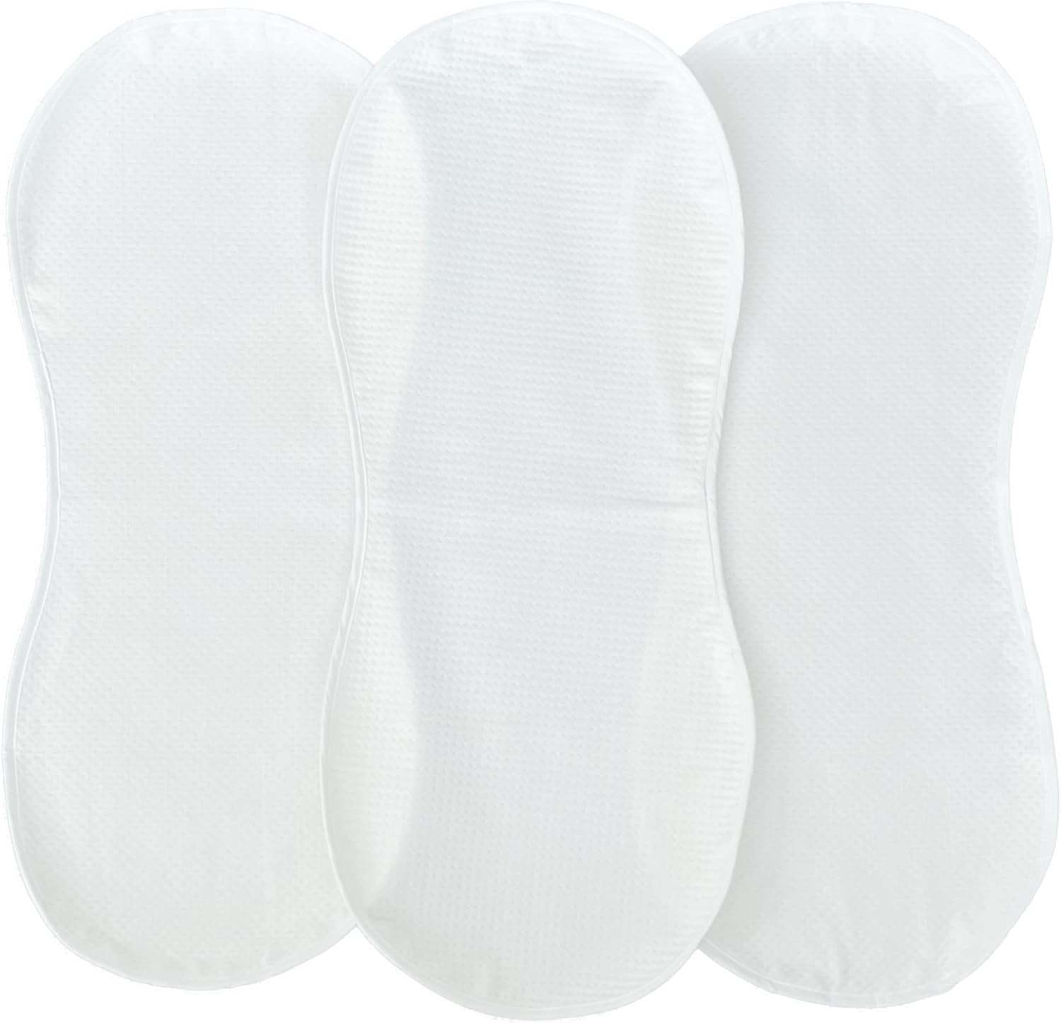 Corner Canyon Products peanut shaped changing pad liners front view