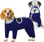 IDOMIK Dog Recovery Suit After Surgery,Long Sleeve Dog Surgical Onesie for Surgery,Soft Breathable Pet Pajamas Anti Shedding,Adjustable Bodysuit Prevent Licking Wound,Cone Collar Alternative,Gray,XL - Image 10