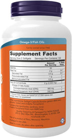 Molecularly distilled fish oil dietary supplement container showing the 1000 mg nutritional facts label.