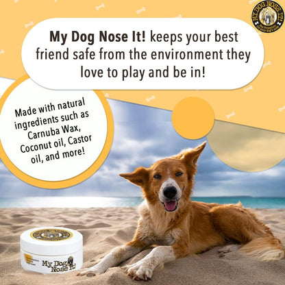 Close up of texture of My Dog Nose It sun protection balm