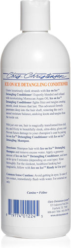 Chris Christensen Ice on Ice Detangling Dog Conditioner, Groom Like a Professional, Dematts, Moisturizes, Creates Long Lasting Silkiness, All Coat Types, Made in USA, 16oz - Image 9