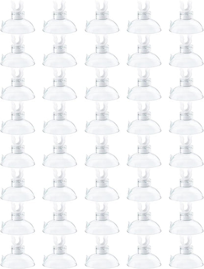 Pawfly Aquarium Suction Cup Clips for Standard 3/16" ID Airline Tubing Clear Air Hose Holder Clamp Accessories for Fish Tank Aeration Setup, 20 Pack - Image 9