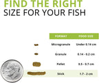 Fluval Bug Bites Bottom Feeder Fish Food Sticks back ingredient label