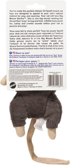 Fuzzy plush texture of Spot Big Mouse Bertha toy
