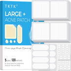 TKTK hydrocolloid bandages front view showcasing 120 count box