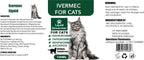 Hsl cat deworming syrup bottle showing clear measurement lines and label instructions.