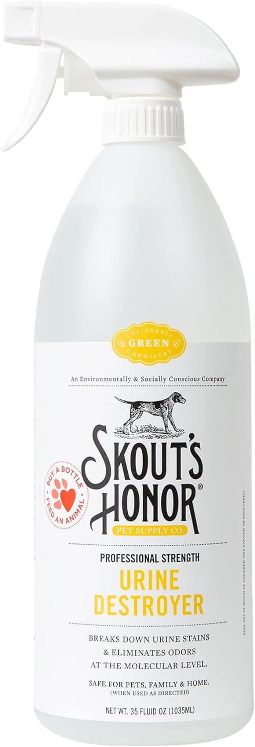 SKOUT'S HONOR Pet Urine & Odor Destroyer Concrete & Turf - Professional Strength, Plant-Powered, Cruelty-Free Urine Eliminator for Concrete, Turf, and Outdoor Living Spaces 32 oz. - Image 11