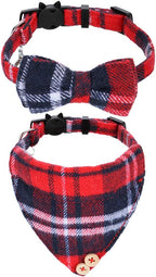 Faleela Breakaway Cat Collar with Bells - 2 Pack Cat Collar with Bells, Cat Collars with Bandana, Accessories for Pet Collars, Adjustable for Cats and Small Dogs - Image 11