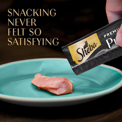 Seared Tuna flavor Sheba lickable cat treat tube
