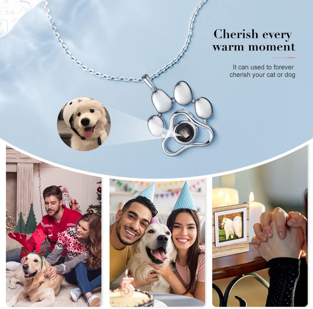 OPALSTOCK personalized memorial necklace packed beautifully for gifting to a dog lover