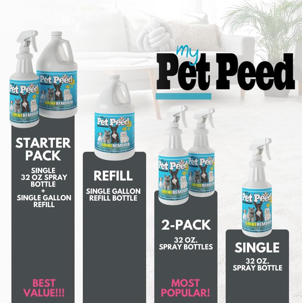 My Pet Peed enzyme free carpet and tile pet odor cleaner