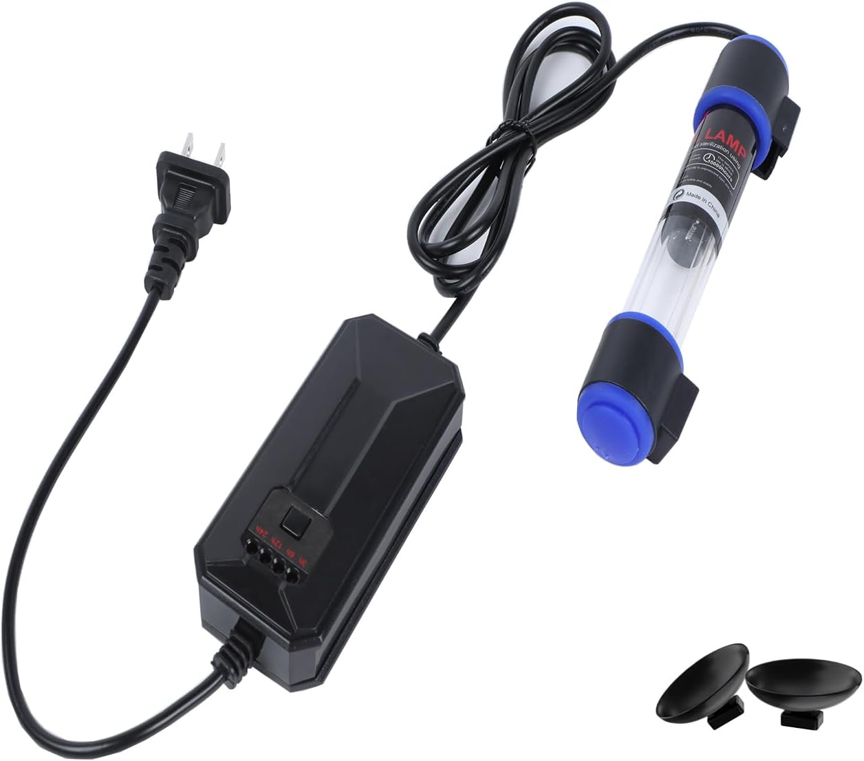 Submersible green water remover and clarifier for freshwater and marine tanks
