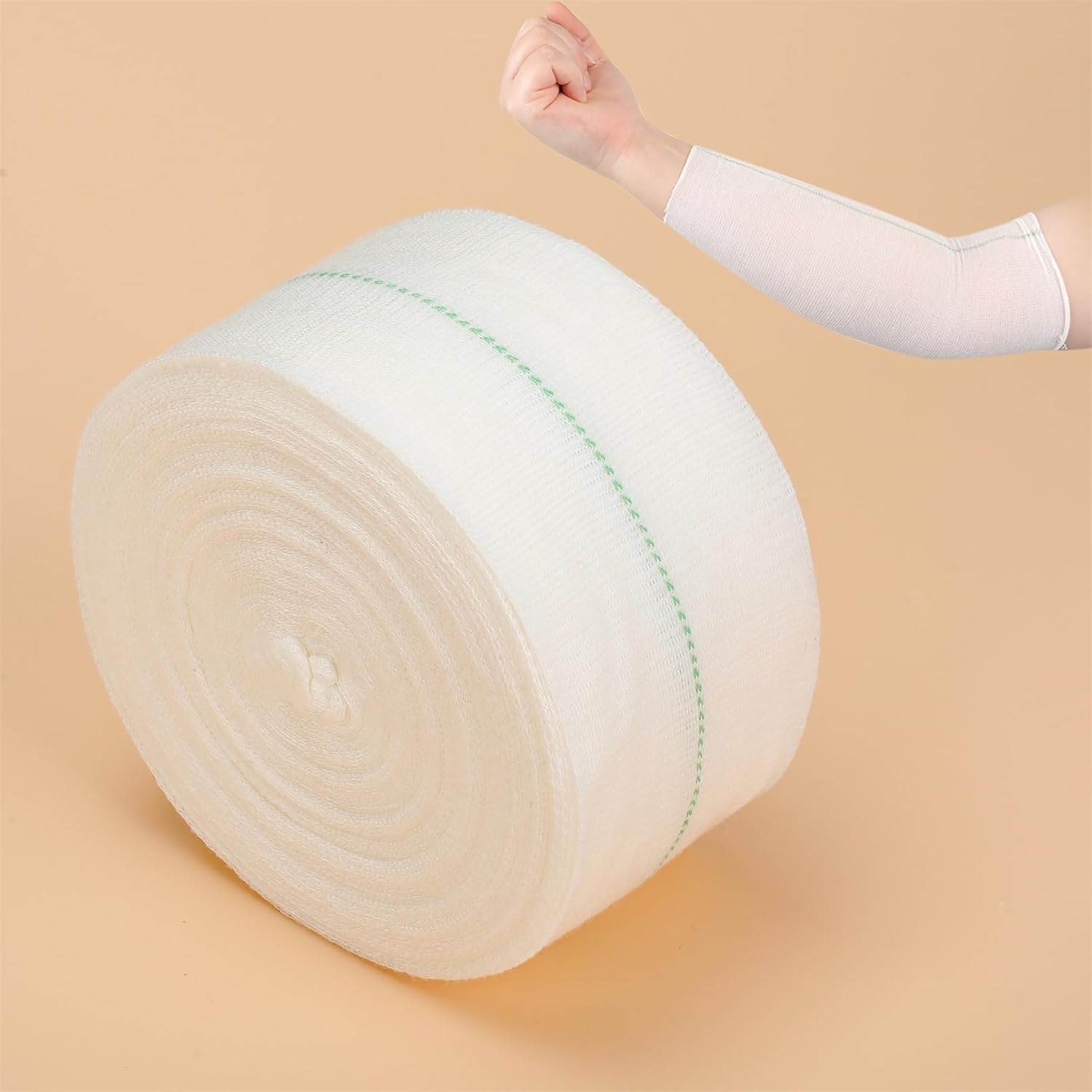 XYYLLL Tubular Bandage front view of 16.4 yard stockinette roll for medical support.
