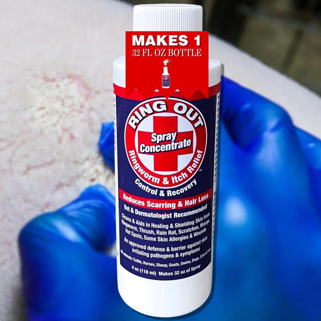 FlexTran antifungal spray bottle for pets and cattle