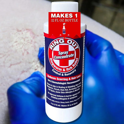 FlexTran antifungal spray bottle for pets and cattle
