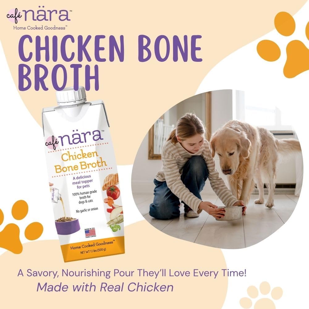 Cafe Nara bone broth pourable carton for dogs and cats