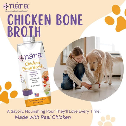 Cafe Nara bone broth pourable carton for dogs and cats
