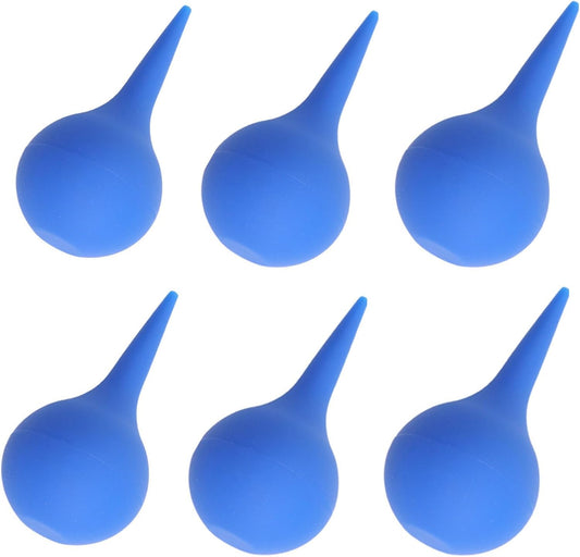 ZPRODESTD Hand Bulb Ear Syringe 6 pack front view for earwax removal.