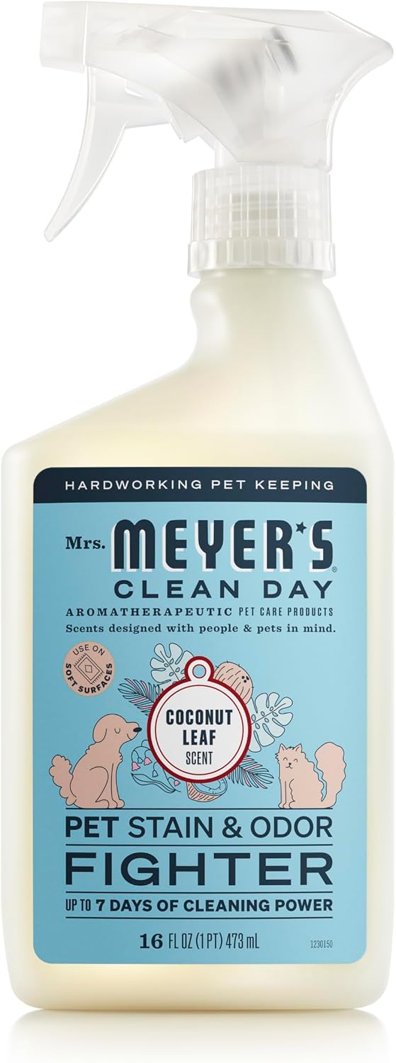 Mrs. MEYER'S CLEAN DAY Pet Stain & Odor Fighter, Orange Blossom Scent, 16oz - Image 11